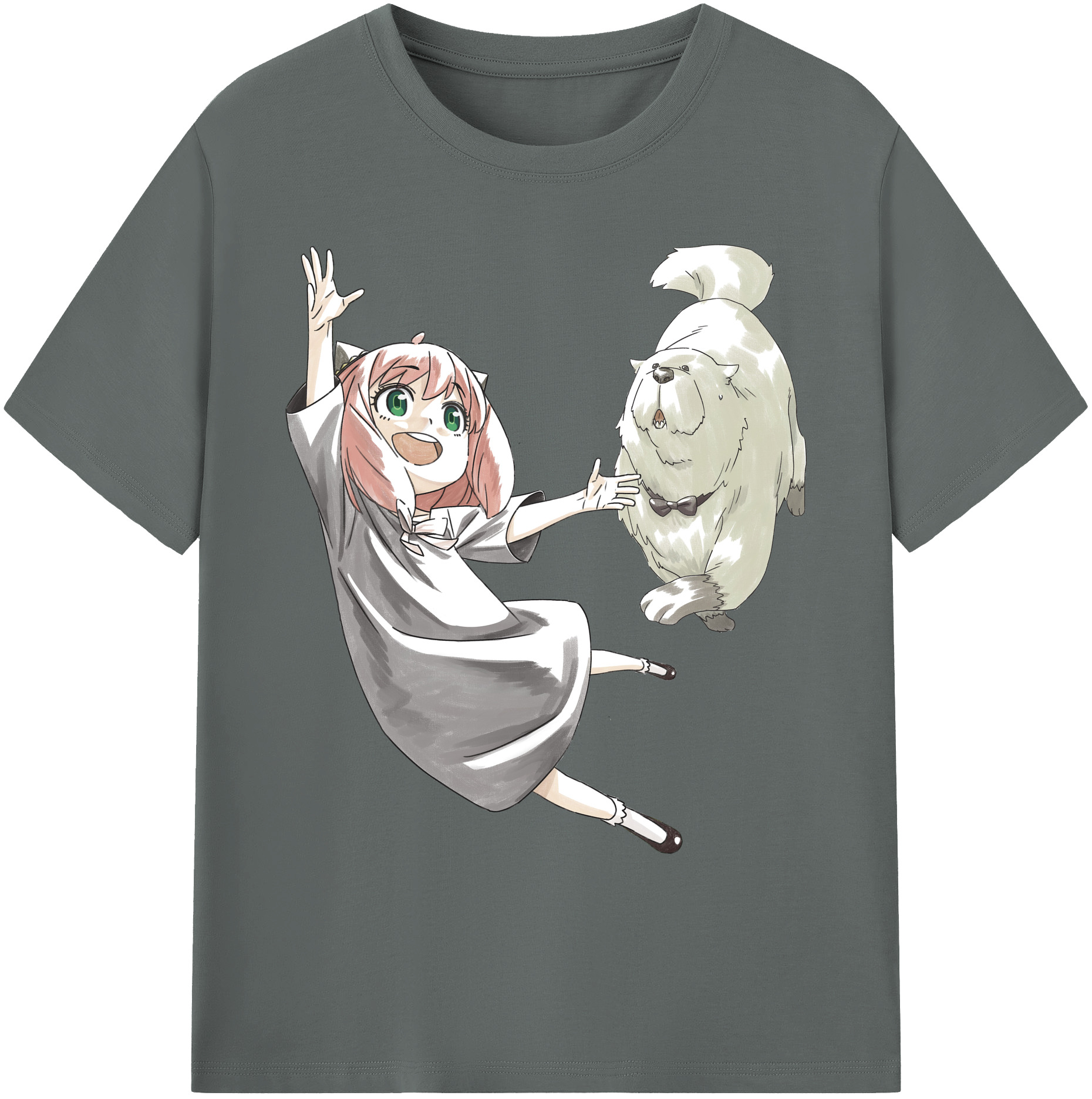 （画像用） SPY×FAMILY间谍家家酒 綿100％ メンズ半袖Tシャツ｜肌触りやわらか＆通気性